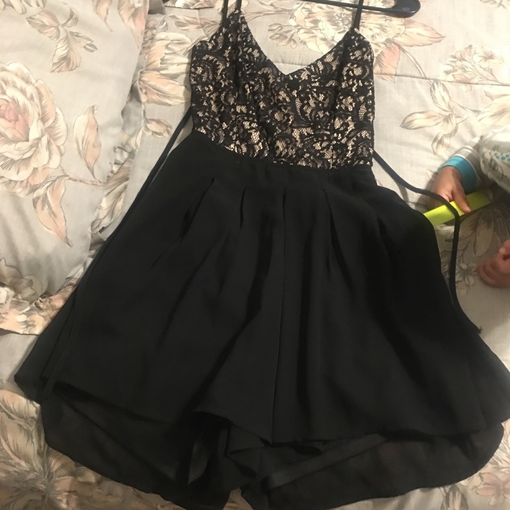 Open back dress